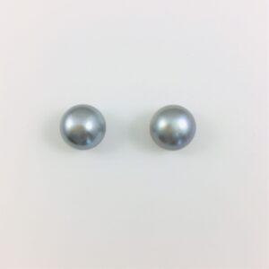 11mm  Gray Pearl Earrings E011S