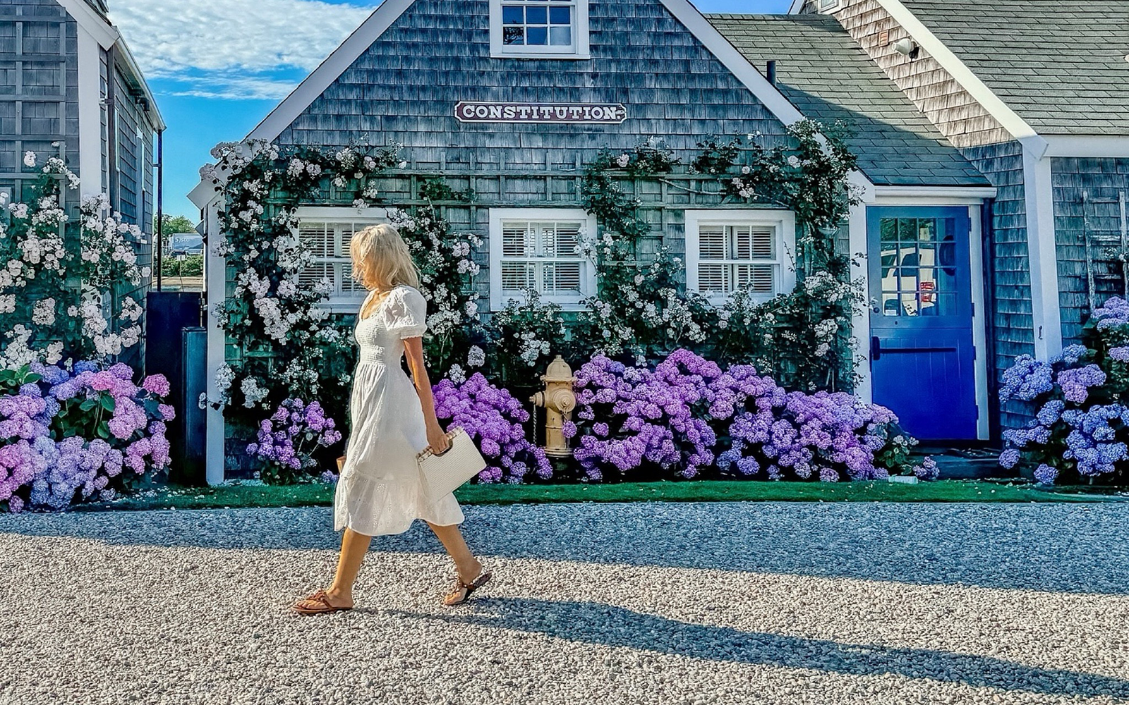 Boutique shopping in downtown Nantucket