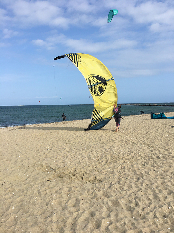 kite surfers on Nantucket